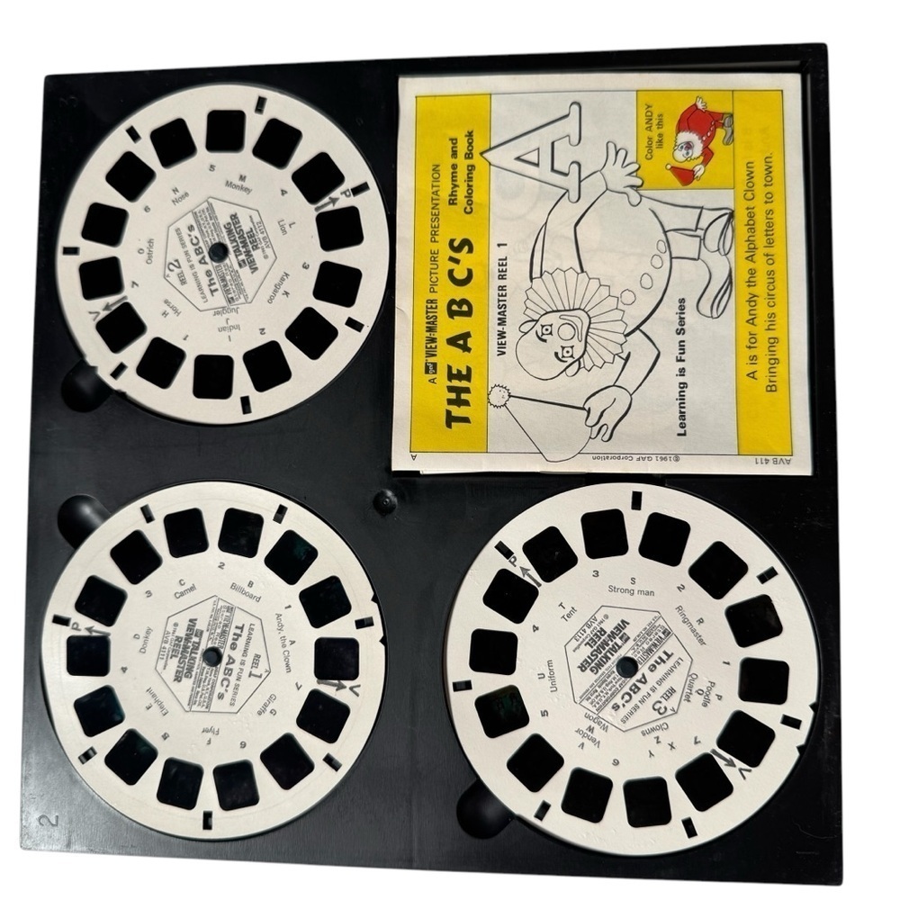 Vintage GAF Talking View-Master Pictures Reels • Learning the ABC's • Complete - Picture 3 of 4